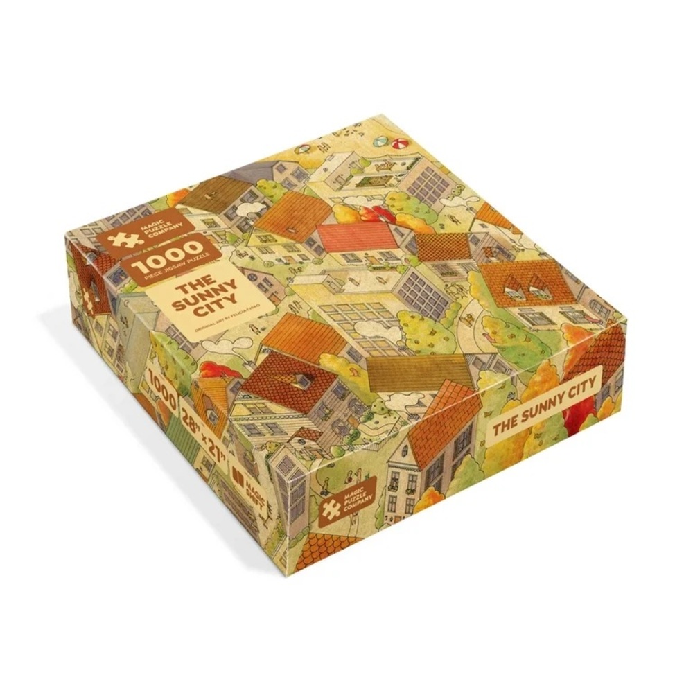 “The Sunny City” - The Magic Puzzle Company 1000 Piece Puzzle